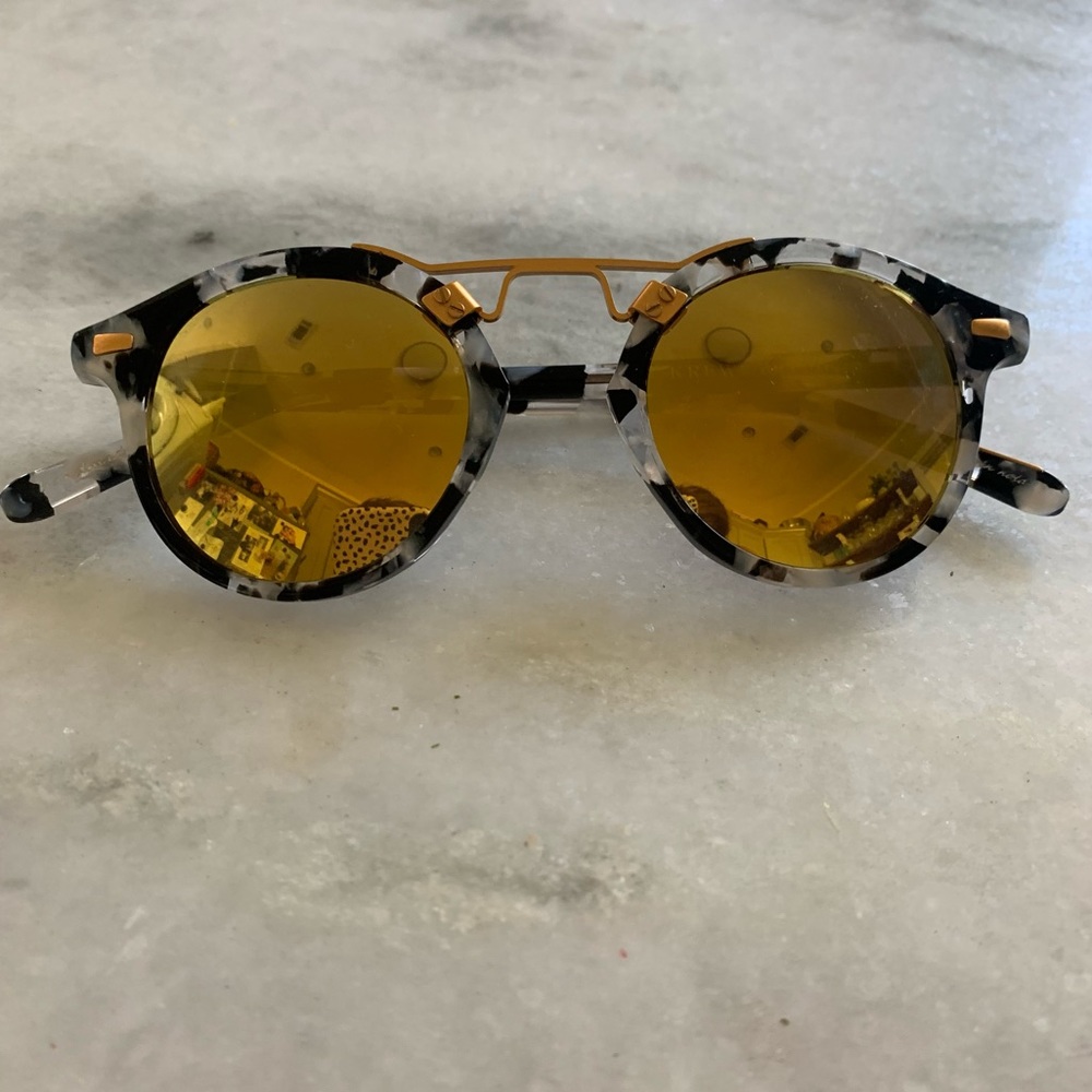 KREWE UNISEX St. Louis Classics interstellar mirrored sunglasses